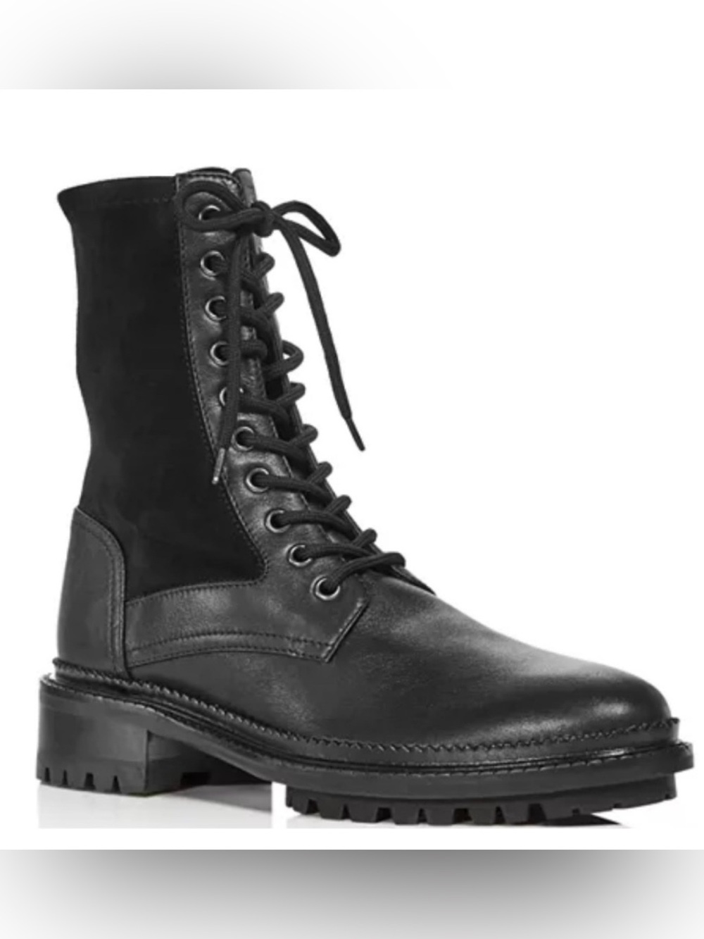 Aquatalia Orianna Waterproof Lace-Up Combat Boots